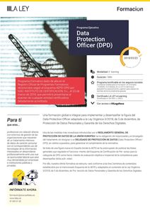 Programa Ejecutivo: Data Protection Officer. (DPD)